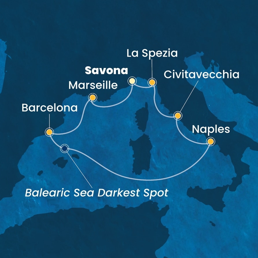 Costa Toscana, Savona, 26.12.2025, Novoletno križarjenje