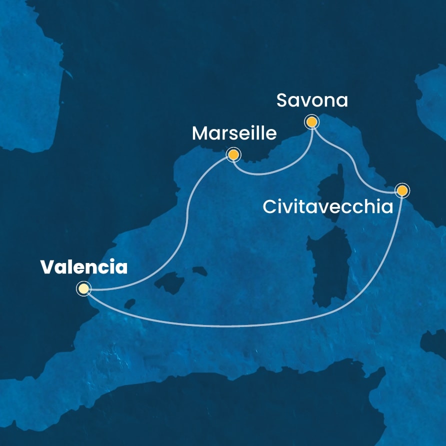 Costa Pacifica 1.4.2026, Valencia