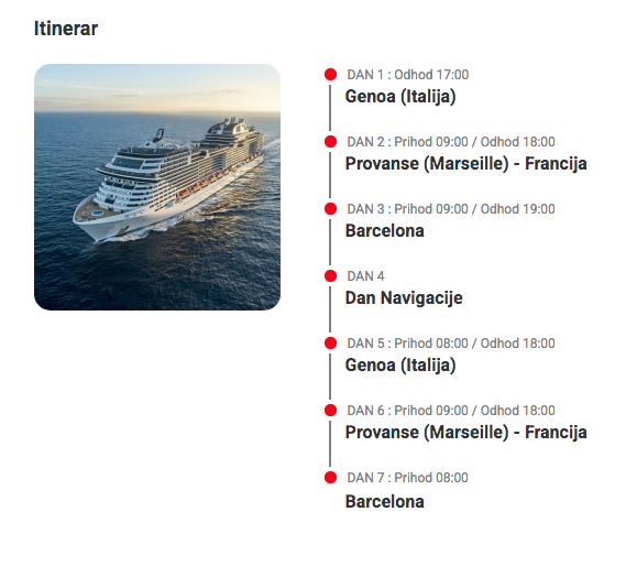 Msc Grandiosa 15.11.2025, Genova-Barcelona