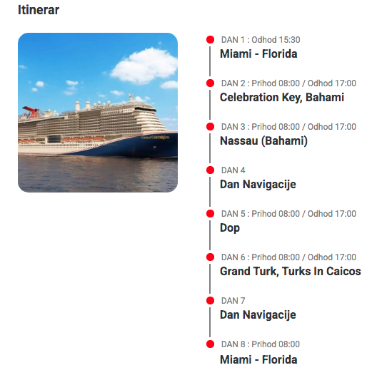 Carnival Celebration 16.11.2025, Miami