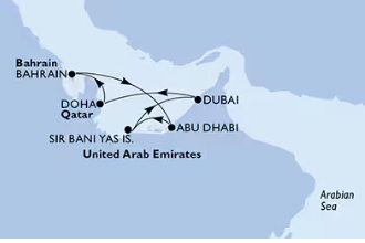 Msc Euribia 14.2.2026, Dubaj