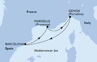 Msc Seaview 26.4.2026, Barcelona