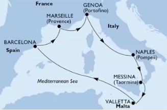 Msc World Europa 24.4.2026, Barcelona