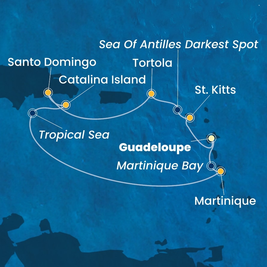 Costa Fascinosa 20.2.2026, Guadaloupe