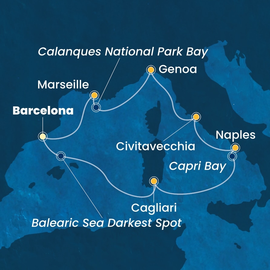 Costa Toscana 12.7.2026, Barcelona