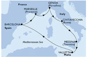 Msc World Europa 28.11.2025, Barcelona