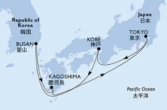 Msc Belissima 10.5.2026, Tokyo