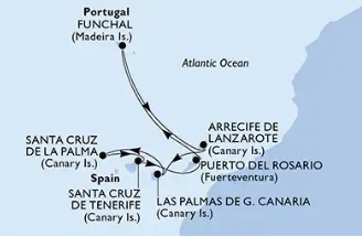 MSC Fantasia 21.2.2027, Santa Cruz de Tenerife