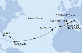 MSC Grandiosa 28.10.2026, Rim-Miami