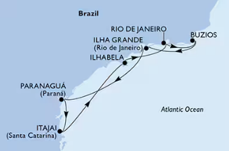 MSC Lirica 23.2.2027, Rio de Janeiro