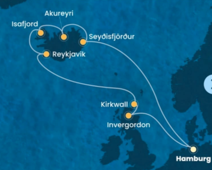 Islandija: Pot ledu in ognja 🌋 s Costa Favoloso 🎼