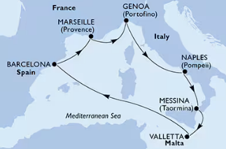 MSC World Europa 25.10.2026, Genova