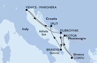 MSC Armonia 25.10.2026, Benetke