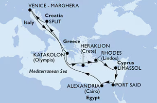 MSC Lirica 24.10.2026, Benetke