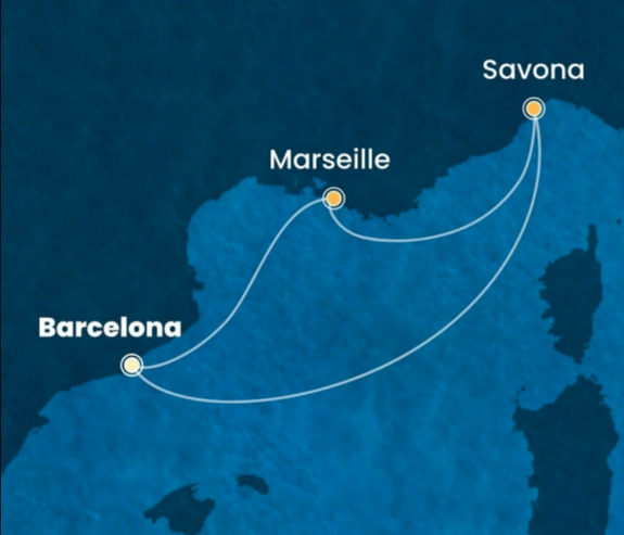 Costa Diadema 31.10.2026, Barcelona