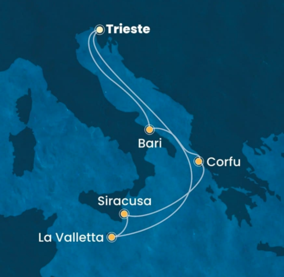 Costa Deliziosa 14.11.2026, Trst