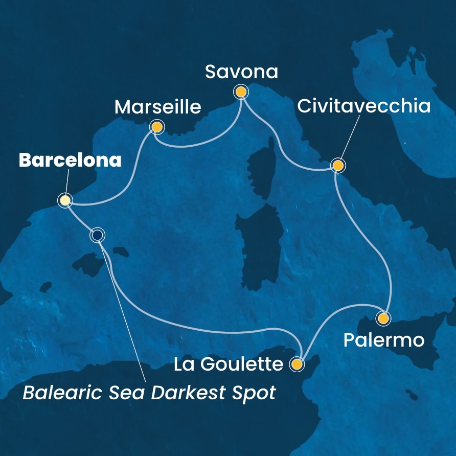 Costa Paciifica 20.10.2026, Barcelona