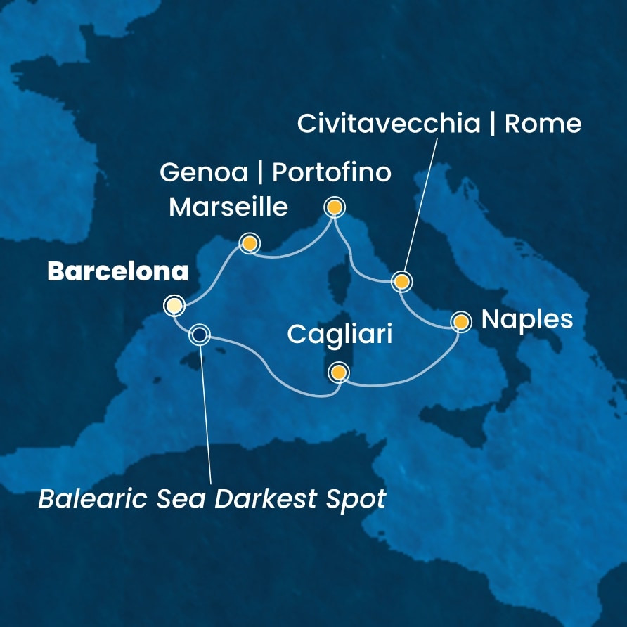 Costa Toscana 25.10.2026, Barcelona