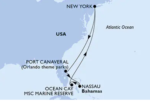 MSC Meraviglia 29.3.2026, New York