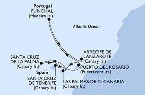 MSC Fantasia 21.2.2027, Santa Cruz de Tenerife