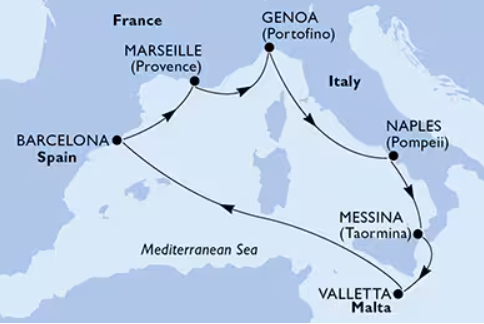 MSC Magnifica 29.11.2026, Genova
