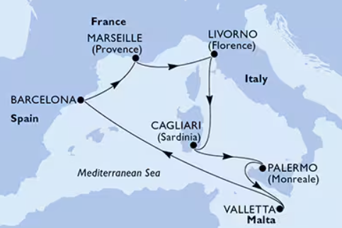 MSC Splendida 25.4.2026, Barcelona