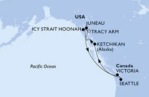 MSC Poesia 10.8.2026, Seattle