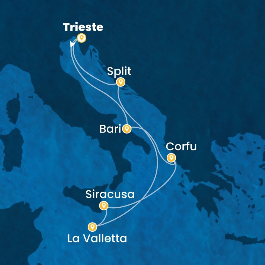Costa Deliziosa 3.10.2026 17.10.2026 24.10.2026, Trst