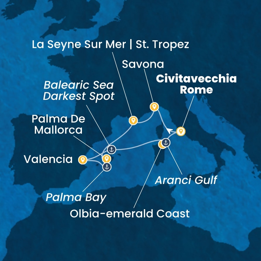 Costa Pacifica 8.7.2026 15.7.2026 22.7.2026, Valencia