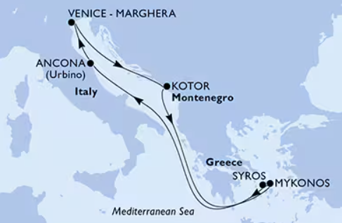 MSC Lirica 25.4.2026, Benetke