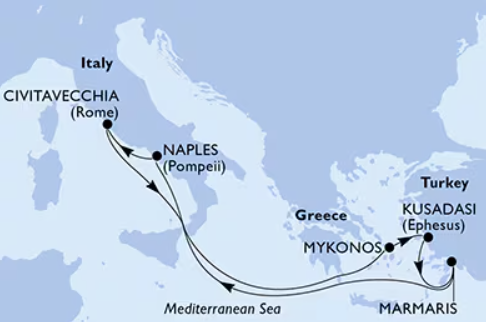 MSC Divina 8.5.2026, Civitavecchia