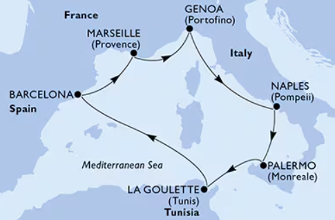 MSC Eurbia 22.2.2027, Genova