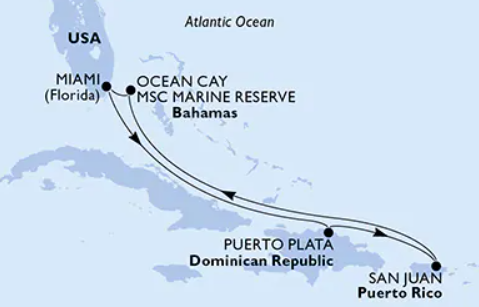 MSC World America 20.2.2027, Miami
