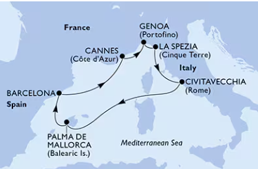MSC Grandiosa 15.6.2026, Genova