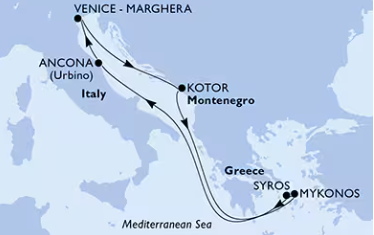 MSC Lirica 11.7.2026, Benetke