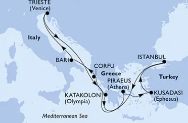 MSC Fantasia 14.7.2026, Trst