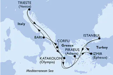 MSC Fantasia 23.7.2026, Trst