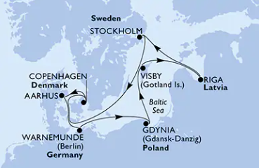 MSC Magnifica 5.6.2026, Kopenhagen