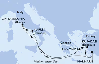MSC Divina 3.7.2026, Civitavecchia