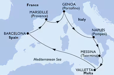 MSC World Europa 28.6.2026, Genova
