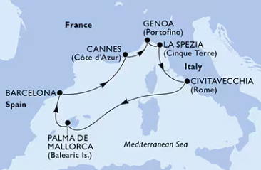 MSC Grandiosa 29.6.2026, Genova