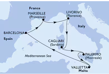 MSC Splendida 25.10.2026, Barcelona