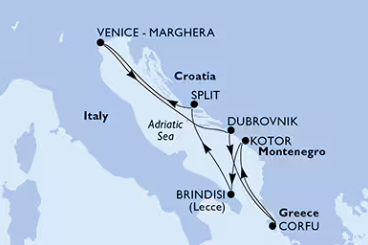 MSC Armonia 28.6.2026, Benetke