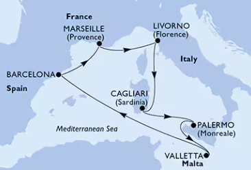 MSC Spledida 20.10.2026, Livorno