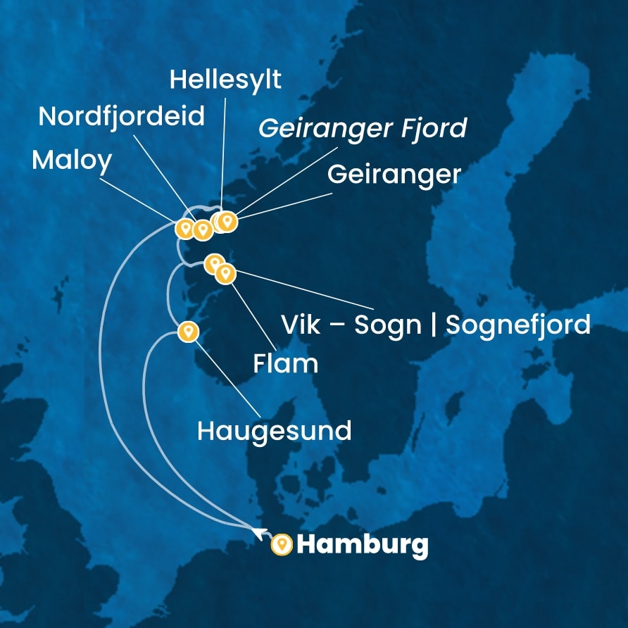 Costa Favolosa iz Hamburga – 9 dni