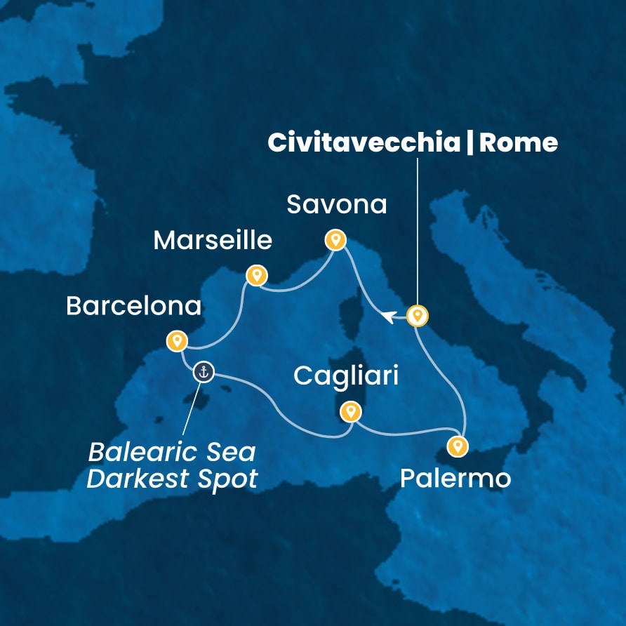 Costa Smeralda iz Civitavecchie