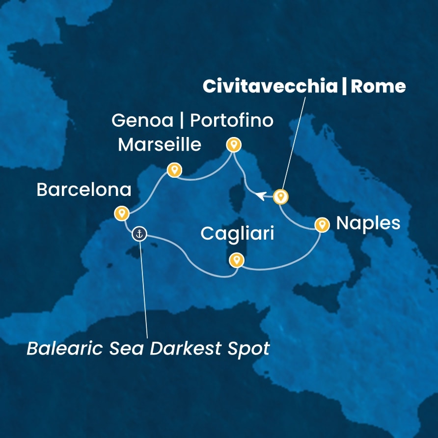 Costa Toscana iz Civitavecchie