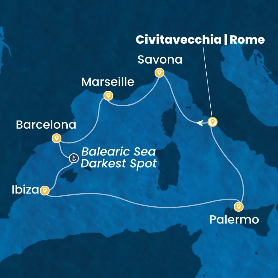 Costa Smeralda iz Civitavecchie