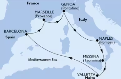 MSC World Europa 16.10.2026, Barcelona