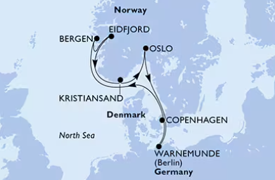 MSC Magnifica 5.9.2026, Kopenhagen